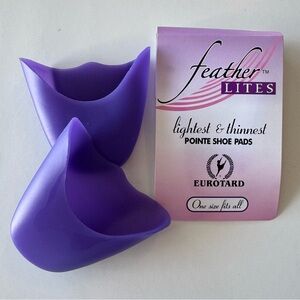 Feather Lites Purple Pointe Shoe Pads by Eurotard ONE SIze